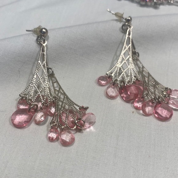 ‼️LAST CHANCE 🎉2/$20 Set of 3 Matching Jewelry Pink Ardene Bulk Bundle - Picture 5 of 12